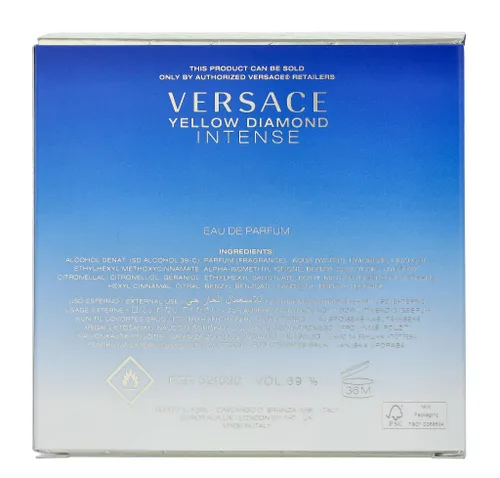Miniatura 4 de Versace Yellow Diamond Intense Eau De Parfum en aerosol, 1.7 onzas líquidas
