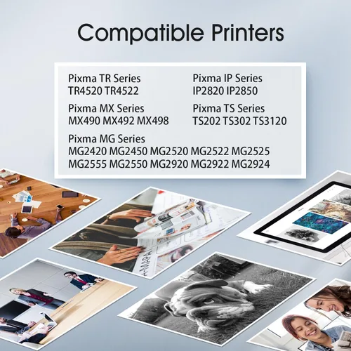 Miniatura 2 de PG-243 Cartuchos de tinta negros remanufacturados para Canon 243XL tinta negra para usar con impresora Pixma MG2522 MG2500 MG2520 MX490 MX492 TR4520