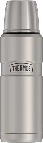 Botella inoxidable compacta de 16 onzas líquidas, modelo King, de la marca Thermos, 16 onza, Acero inoxidable