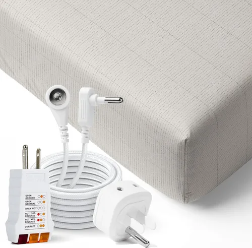 Miniatura 2 de Sábana ajustable GroundLuxe de fibra de plata 10% orgánica