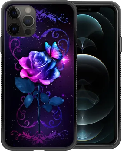 Miniatura 30 de ZHEGAILIAN Funda compatible con iPhone 11 Pro Max, diseño de patrón de policarbonato duro, funda protectora de TPU suave antideslizante para iPhone