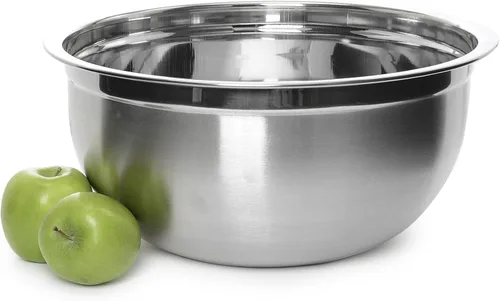 Miniatura 12 de Ybmhome Recipiente de mezcla de acero inoxidable de calidad profesional profunda para servir, mezclar, cocer y hornear (2.84 L)