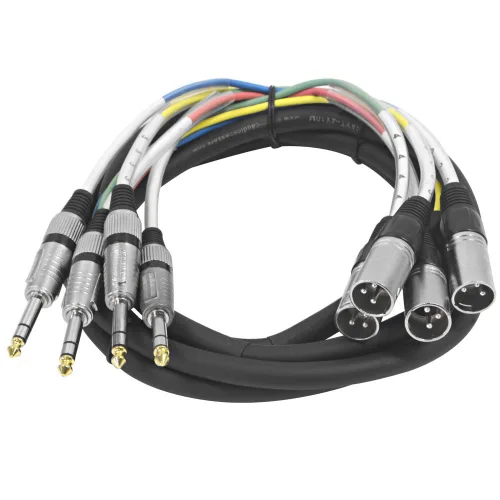 Miniatura 7 de Seismic Audio - SAXT-16x5M - 16 canales 5' XLR macho a 1/4" TRS Snake Cable