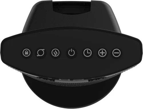 Miniatura 7 de Calentador de Torre de Cerámica Lasko Ellipse para el Hogar con Interruptor de Volcado, Bloqueo Infantil, Pantalla Digital, Termostato, Oscilación