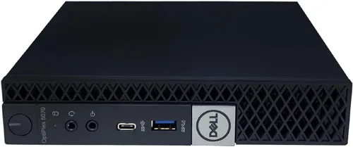 Miniatura 5 de Dell Computadora de escritorio Optiplex 5070 Micro MFF, Intel Core i5-9500T, 16 GB DDR4 RAM, 256 GB M.2 NVMe SSD, WiFi, BT, HDMI, cable teclado