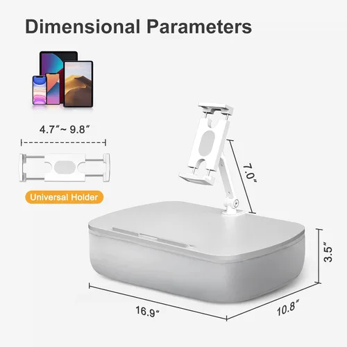 Miniatura 3 de ERGONOV Almohada de frijoles para regazo acogedora Kindle con soporte ajustable para brazo, soporte de tableta de 360°, se adapta a Kindle