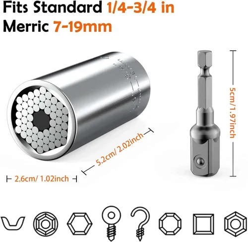 Miniatura 3 de Regalos para hombre para él, novio, marido, enchufe universal "I LOVE YOU", geniales gadgets personalizados, regalos para hombres, adaptador