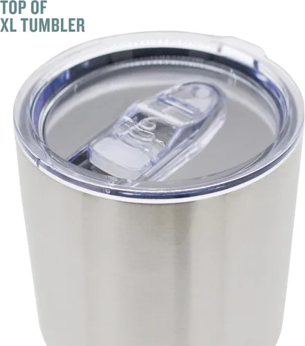 Miniatura 4 de Divertido regalo de campamento para hombres al aire libre, vaso aislado de acero inoxidable con tapa, (30 onzas) – Taza para viajes de caravana, día