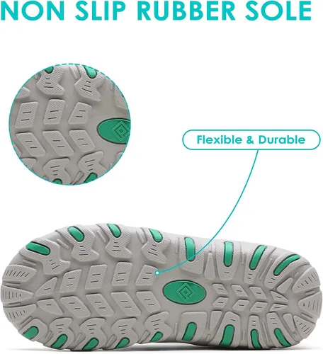 Miniatura 6 de DREAM PAIRS Zapatillas de senderismo antideslizantes para niños y niñas