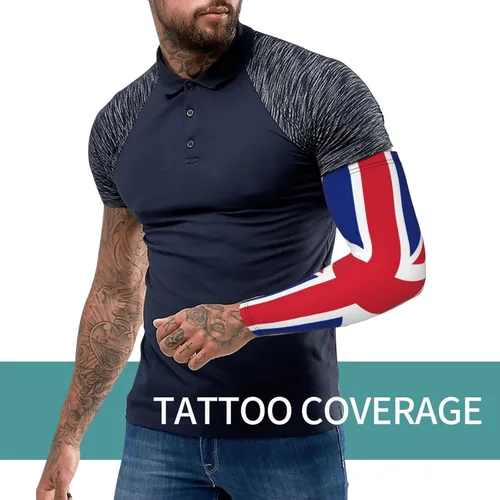 Miniatura 6 de Unisex Lightweight Cooling Arm Sleeves United Kingdom Uk Flag Compression Warmer Cover For Outdoor Activity