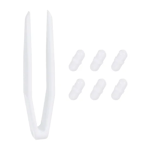 Miniatura 11 de PATIKIL Barra agitadora magnética, 0.315 x 0.118 in, 6 piezas de PTFE magnético, barra mezcladora magnética para vaso de precipitados de fondo