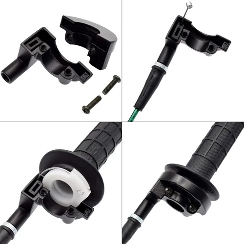 Miniatura 5 de Riyitauto - Juego de mango acelerador giratorio y cable de 39 pulgadas para manillar de 7/8 pulgadas 0.866 in, 50 cc, 90 cc, 110 cc, 125 cc, 4