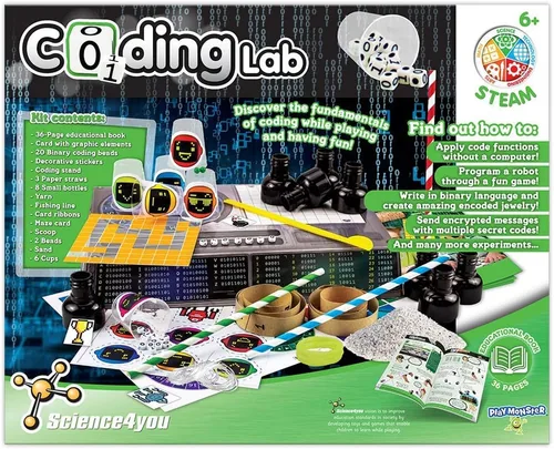 Miniatura 4 de Science4you - Laboratorio de codificación - 10 experimentos para aprender a codificar - Kit de actividades divertidas y educativas - para niños a
