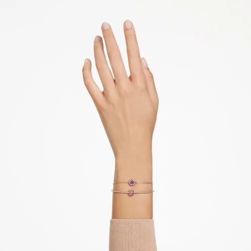 Miniatura 5 de Swarovski Chroma Twist Cocktail Ring, Versatile Multi Color Crystals, Playful Rotating Construction, Gold Tone Finish