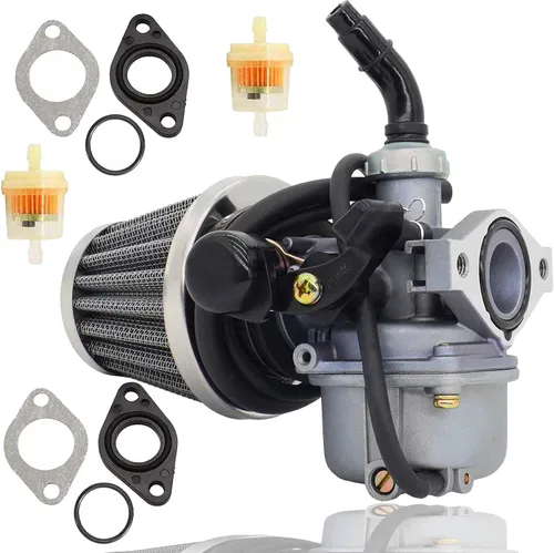 Carburador PZ19 y filtro de aire de 1.378 in de repuesto para motocicleta de 50 cc, 70 cc, 80 cc, 90 cc, 110 cc, 125 cc, ATV Dirt Pit Bike Taotao