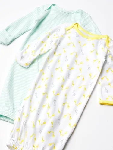 Miniatura 2 de Simple Joys by Carter's Vestido unisex de algodón para bebés, paquete de 3