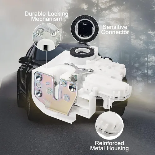 Miniatura 3 de SYERAL Actuador de pestillo de cerradura de puerta delantero izquierdo lado del conductor Compatible con Honda CRV EX EXL LX 2007-2011 Cerradura