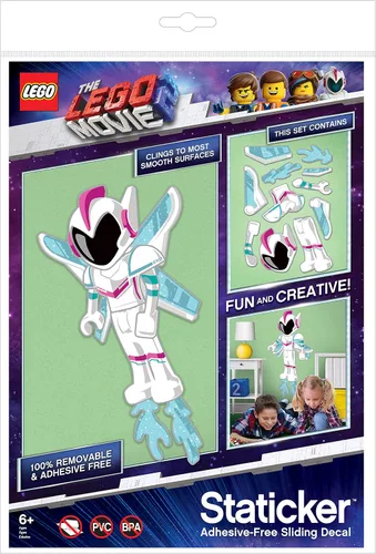 Miniatura 2 de The Lego Movie 2 Sweet Mayhem Staticker - Decoración de pared estática para dormitorio, sala