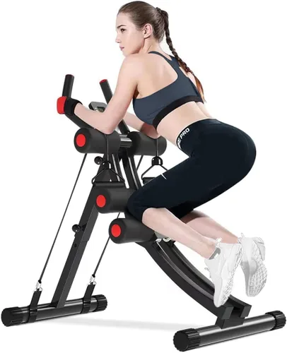 Miniatura 7 de Equipo de entrenamiento AB, máquina de abdominales para gimnasio en casa para ejercicio abdominal y entrenamiento de fuerza, equipo de fitness