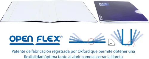 Miniatura 8 de Oxford PAQ/10 Libretas A5 48 3.17 oz Tubos Cuadrados 4 x 39.2 °F/M Tapa Plástico