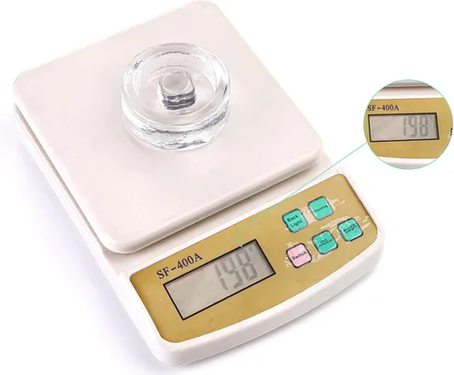 Miniatura 5 de Yesland Paquete de 9 pesas de vidrio de fermentación con mango de fácil agarre, pesos de fermentación para tarros de boca ancha, chucrut, verduras