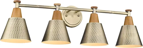Miniatura 15 de FEMILA Apliques de Pared de 1 Luz Vintage, Apliques de Pared Industriales de Latón Antiguo, Juego de Luces de Cambiador de Baño Individual, Lámpara