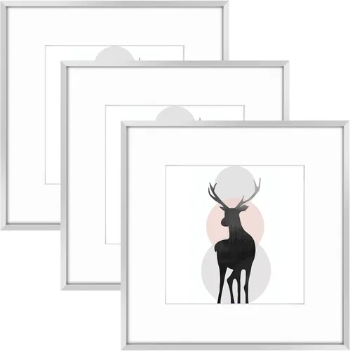 Miniatura 15 de Juego de 3 portarretratos de aluminio metálico de 11 x 14 pulgadas, para galería de fotos de 8 x 10 pulgadas con paspartú o de 11 x 14 pulgadas sin