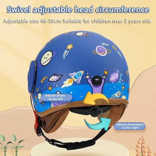 Miniatura 3 de Koliyn - Casco de motocicleta para niños aprobado por el Departamento de Transporte (DOT) - Casco medio para niños de 2 a 14 años - Niños y niñas