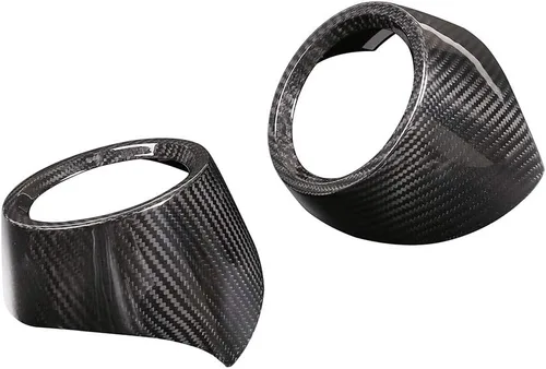 Miniatura 3 de Cubierta de salida de aire acondicionado lateral de fibra de carbono 100% real para Alfa Romeo Stelvio Giulia 2017-2020 (Giulia)