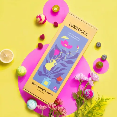 Miniatura 7 de Paquete de 48 bombas de baño de regalo – Bombas de burbujas aromáticas con 18 aromas, relajación de spa y nutrición de la piel, regalos ideales