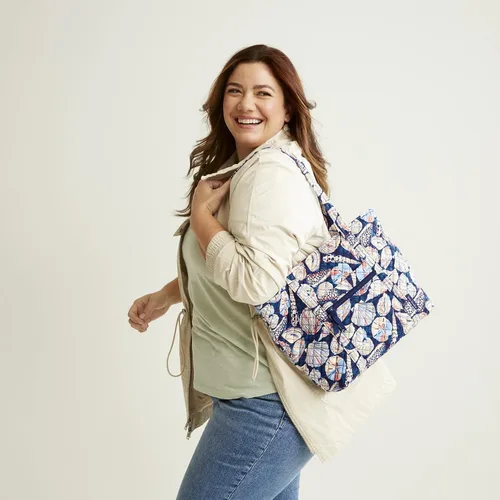 Miniatura 4 de Bolso tote Vera pequeño de algodón para mujer