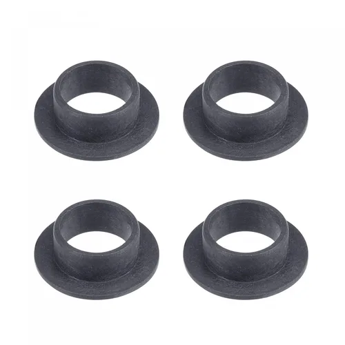 Miniatura 16 de uxcell - Cojinetes de manga con brida, 12 mm de diámetro interior, 14 mm de diámetro exterior, 10 mm de longitud, buje sin aceite envuelto en POM