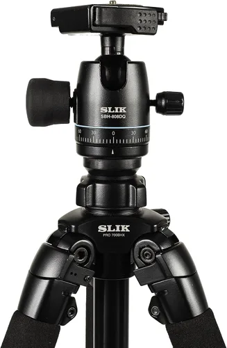 Miniatura 7 de SLIK Pro 700 BHX AMT trípode con cabeza de bola SBH-808DQ - Negro