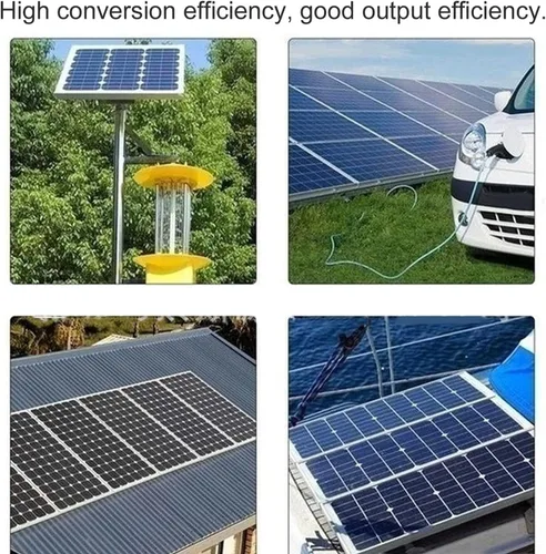 Miniatura 3 de Kit de panel solar de 40 W 18 V, doble puerto USB monocristalino de silicio flexible con controlador de carga solar de 60 A para ciclismo