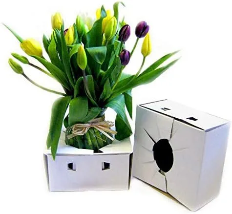 United Wholesale Flowers Cajas de entrega de cartón l Caja de entrega de flores l Cajas de florero Cajas de cartón para entrega l Floristería Cajas