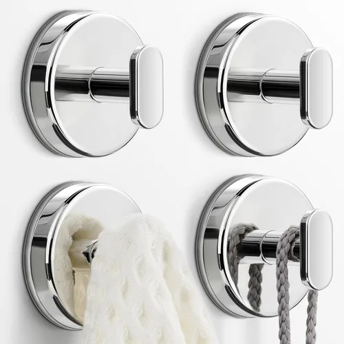 Miniatura 11 de pickpiff - Ganchos de ventosa para ducha: colgador de pared de 15 LB de resistencia para baño, puerta delantera, vidrio, ventana, RV, soporte