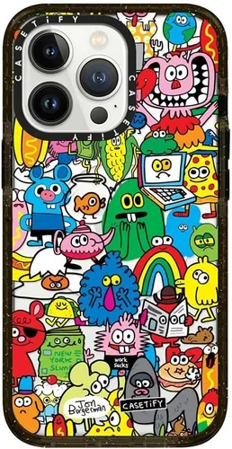 Miniatura 70 de Funda Impact de CASETiFY para iPhone 13 Pro Max con Magsafe - Estuche Claro Cuento de Invierno - Claro Negro Estuche transparente Winter Tale