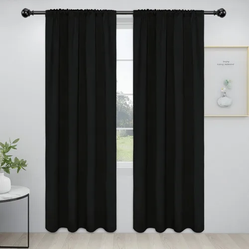 Miniatura 91 de Easy-Going - Cortinas opacas con bolsillo para varilla para el dormitorio, cortinas para ventanas que oscurecen la habitación o la sala de estar