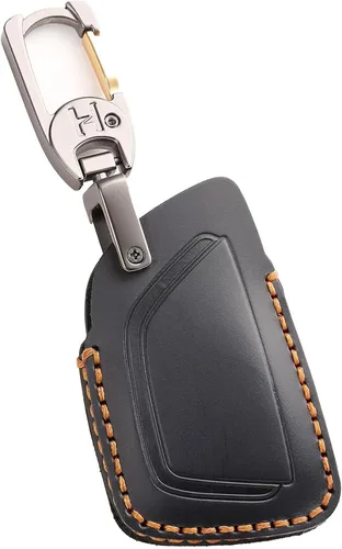 Miniatura 4 de Funda de cuero para llavero de 4 botones para GMC compatible con Hummer Yukon XL Sierra Acadia Canyon, para Chevy Tahoe Colorado Suburban Silverado