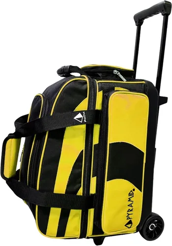 Miniatura 11 de Pyramid Bolsa de Bolos Deluxe de Doble Rodillo para 2 Bolas con Gran Compartimento Separado para Zapatos (Hasta 2 Pares de Zapatos) y Bolsillos