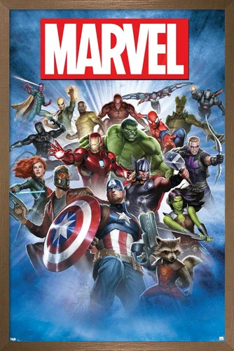 Miniatura 13 de Trends International Marvel Comics - Póster de pared con foto de grupo, 22.375 x 34 pulgadas, versión premium sin marco