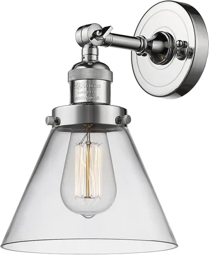 Miniatura 19 de Innovations 203-BB-G54 1 Aplique de luz, pantalla de campana pequeña, latón cepillado