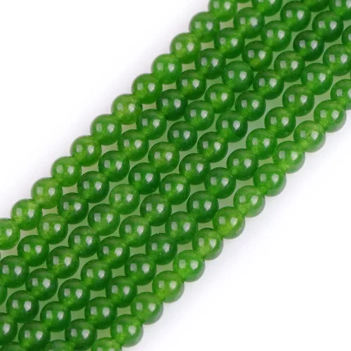 Miniatura 15 de JOE FOREMAN 0.079 in piedras preciosas redondas Taiwán Jade perlas DIY pulsera collar joyería suelta grano Strand 15