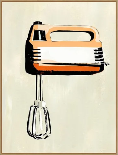 Miniatura 20 de Amanti Art Lienzo enmarcado para pared, 24 x 18 pulgadas, aparato de cocina retro III por Annie Warren, lienzo enmarcado para pared, obras de arte