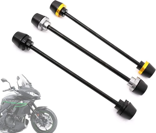Miniatura 3 de MC MOTOPARTS Compatible con KLE 650 2008-2009 - Protectores de horquilla para eje delantero negro