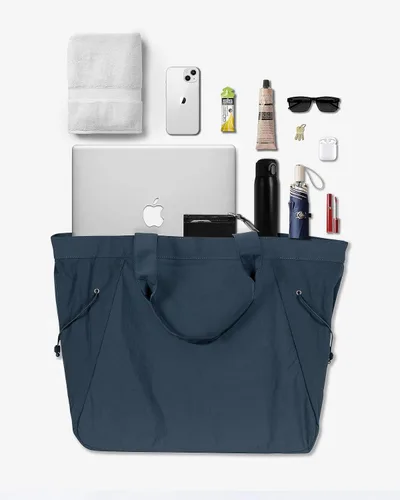 Miniatura 5 de ASLABCREW Bolsa de mano para mujer, 18L con cincha lateral con correa ajustablebolsa de mano extra, bolsa de hombro ligera