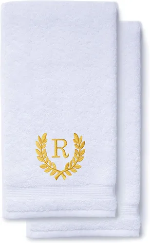 Miniatura 131 de Toallas de mano decorativas y con monograma para baño, cocina, maquillaje Regalo personalizado para boda-nupcial Toalla turca de lujo