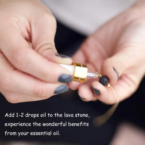 Miniatura 3 de Aobei Pearl - Gargantilla de oro de 18 quilates con cadena de clip, cadena de bolas y dijes perlas barrocas biwa para mujeres