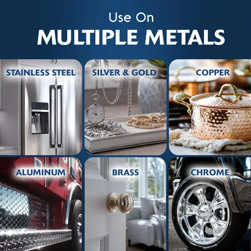 Miniatura 4 de Cera para automóviles de Eagle One, Nevr-Dull Algodón para pulir metal, 5 Oz