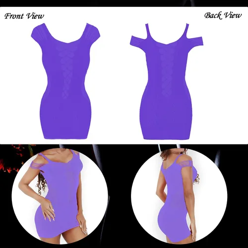 Miniatura 7 de 12 piezas de lencería de malla para mujer babydoll de encaje lencería para mujer
